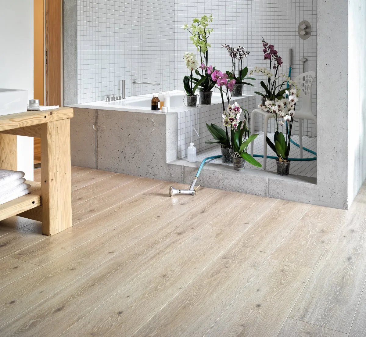 Oak Castell Limed laminate flooring