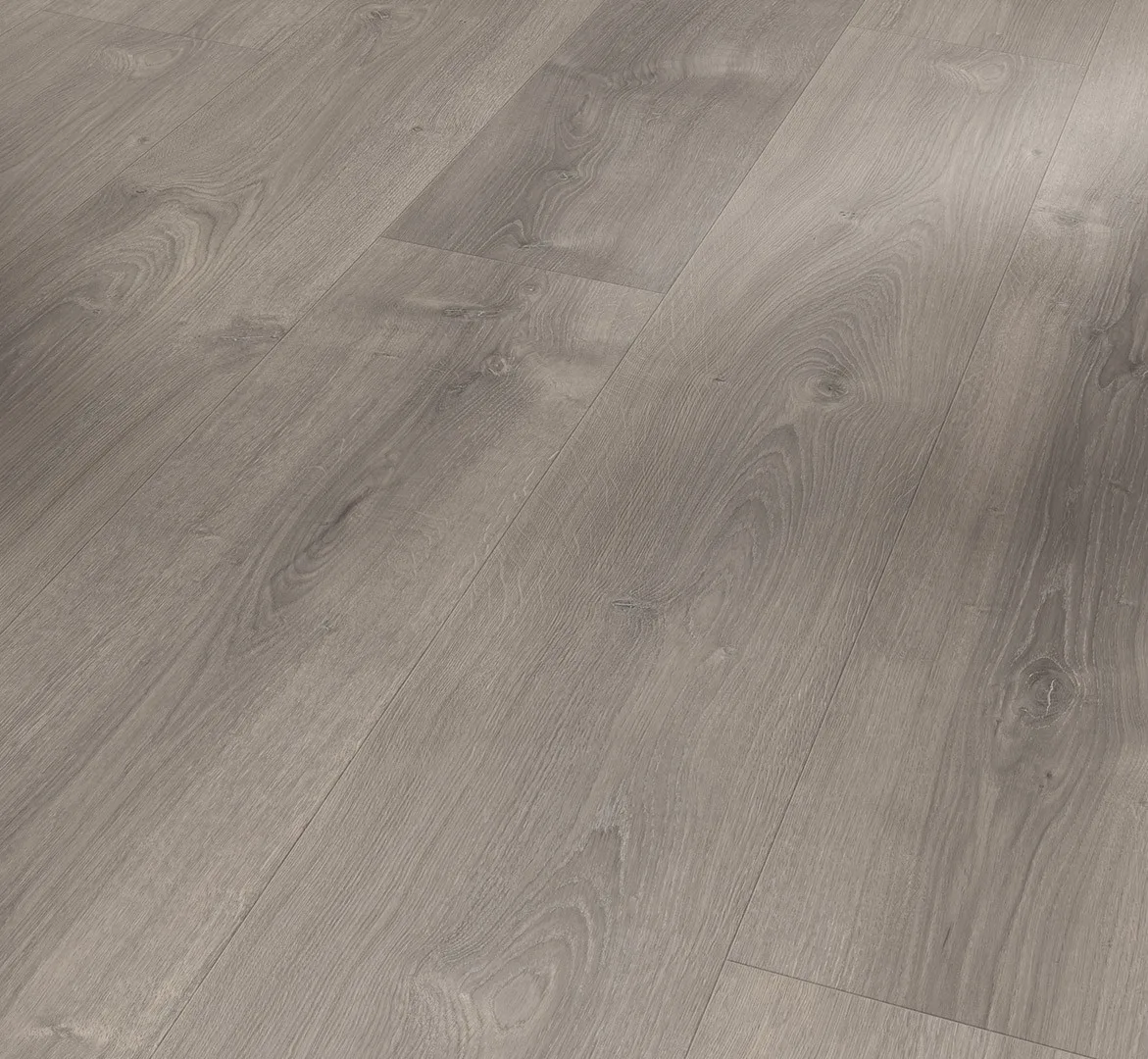 Oak Valere Pearl-grey Limed Basic 600 Chateau plank laminate flooring