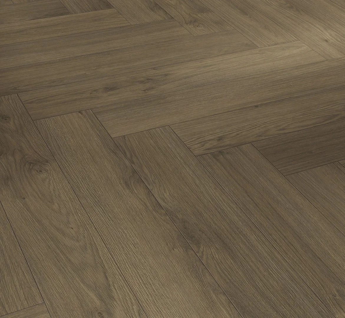 Oak Mont Blanc Dark Brown laminate flooring