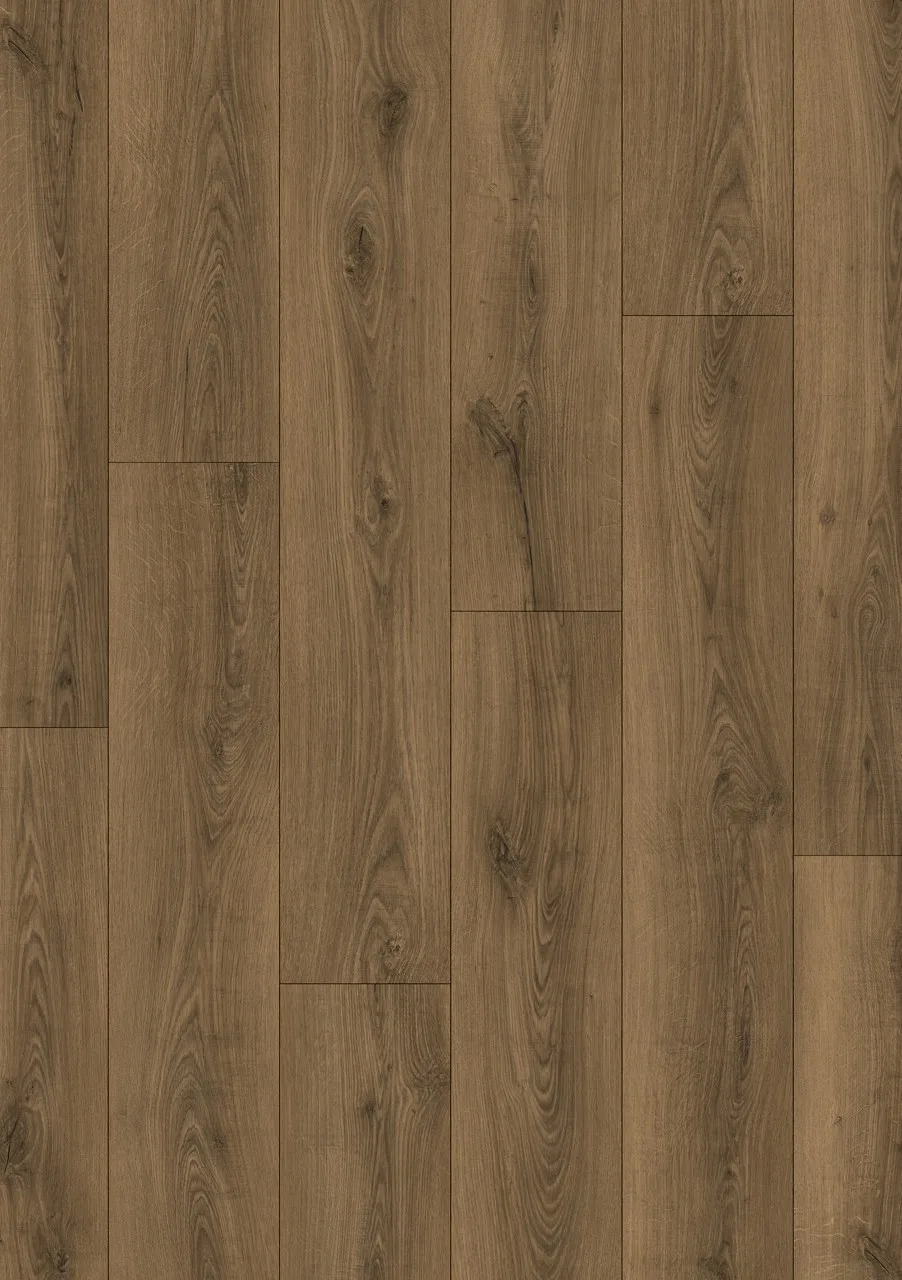 Warm Brown Oak laminate flooring