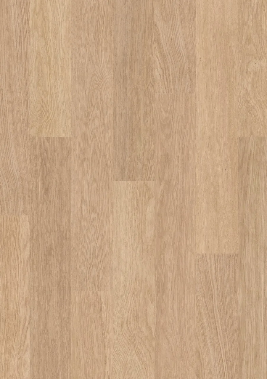 White Varnished Oak laminate flooring