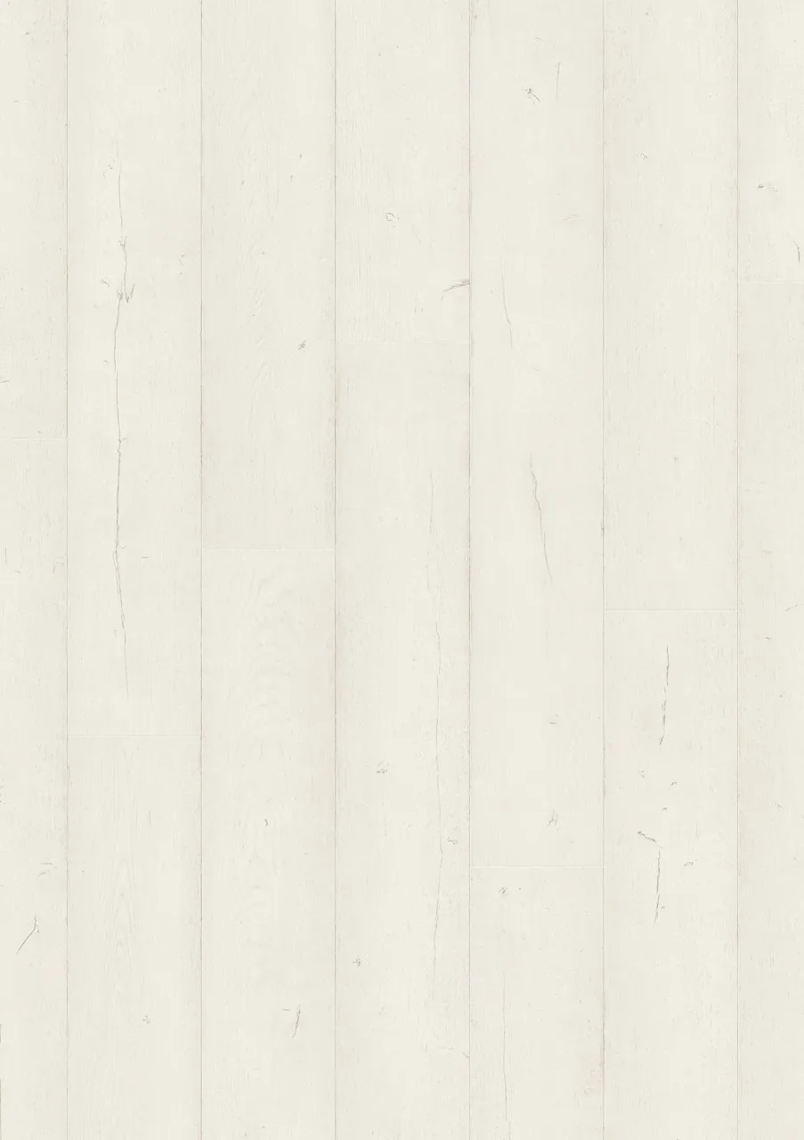 Painted Oak White laminate flooring
